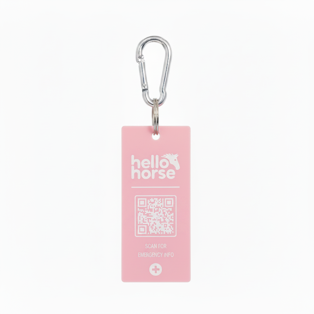 Baby Pink SOS Tag — Square