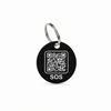 Black SOS bridle tag