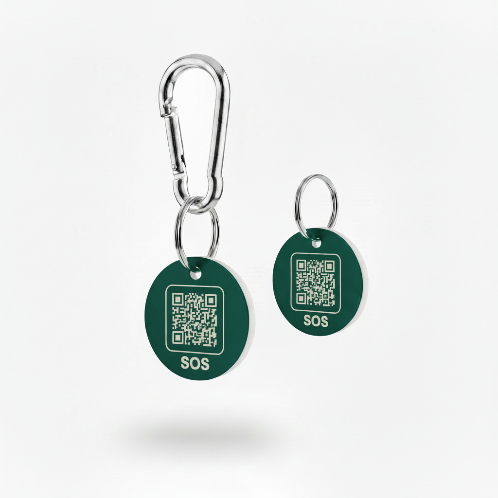Green SOS Tags Square