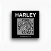 Harley black tag