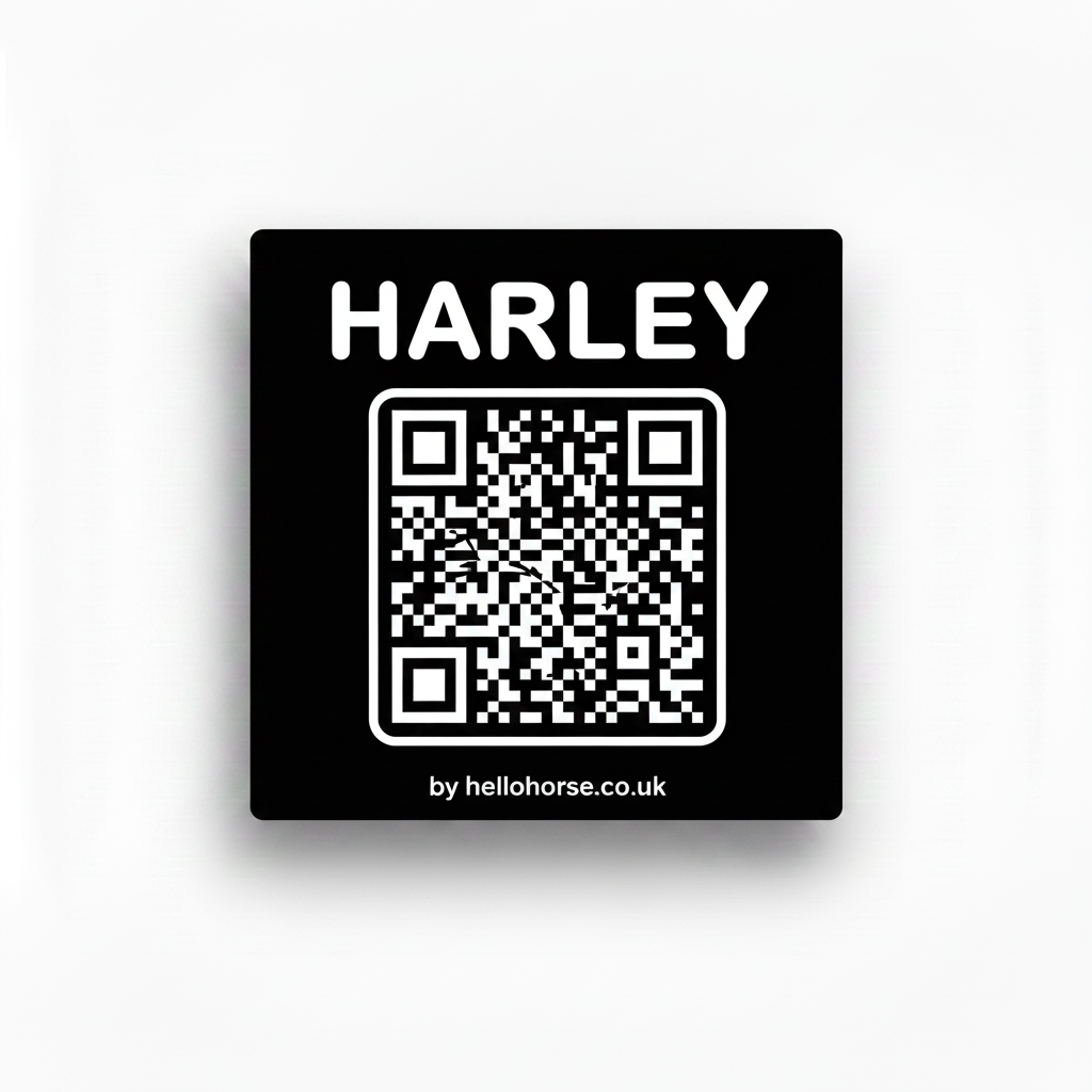 Harley black tag