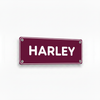 HARLEY burgundy white