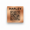 Harley copper black tag