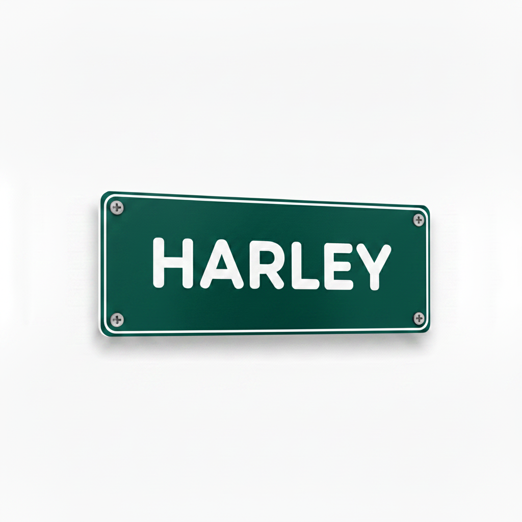 HARLEY dark green matched