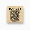 Harley light maple black tag