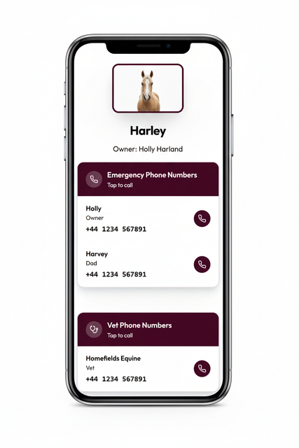 Harley Profile - Silver iPhone Mockup