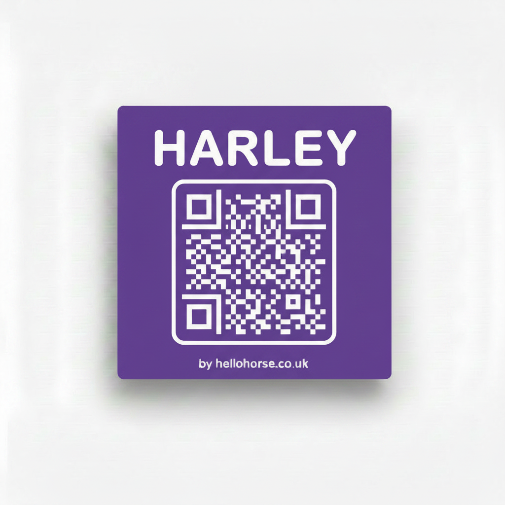Harley purple tag