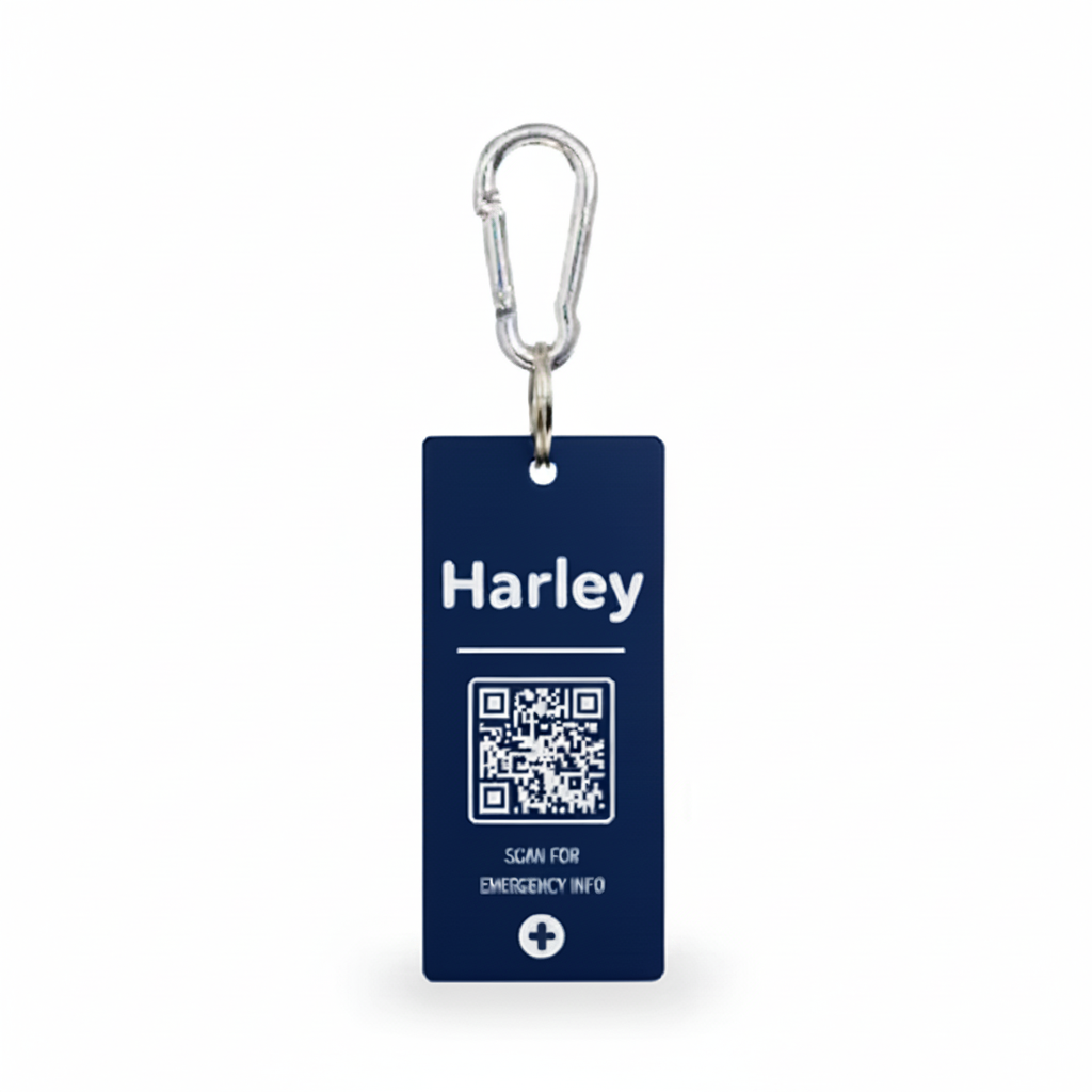Harley Tag No Shadow White