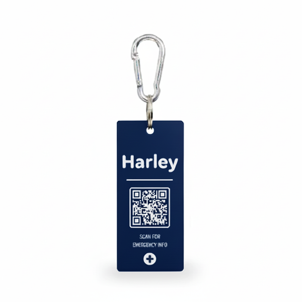 Harley Tag No Shadow White