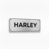 HARLEY white plate