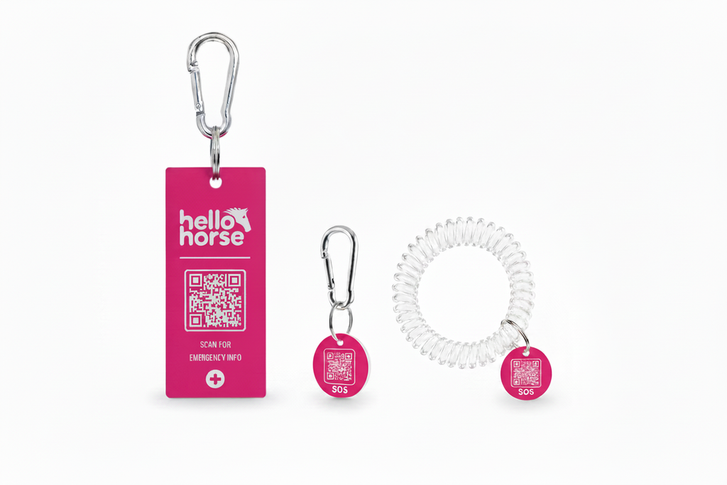 Hello Horse Emergency Set – Clean Pure White Text
