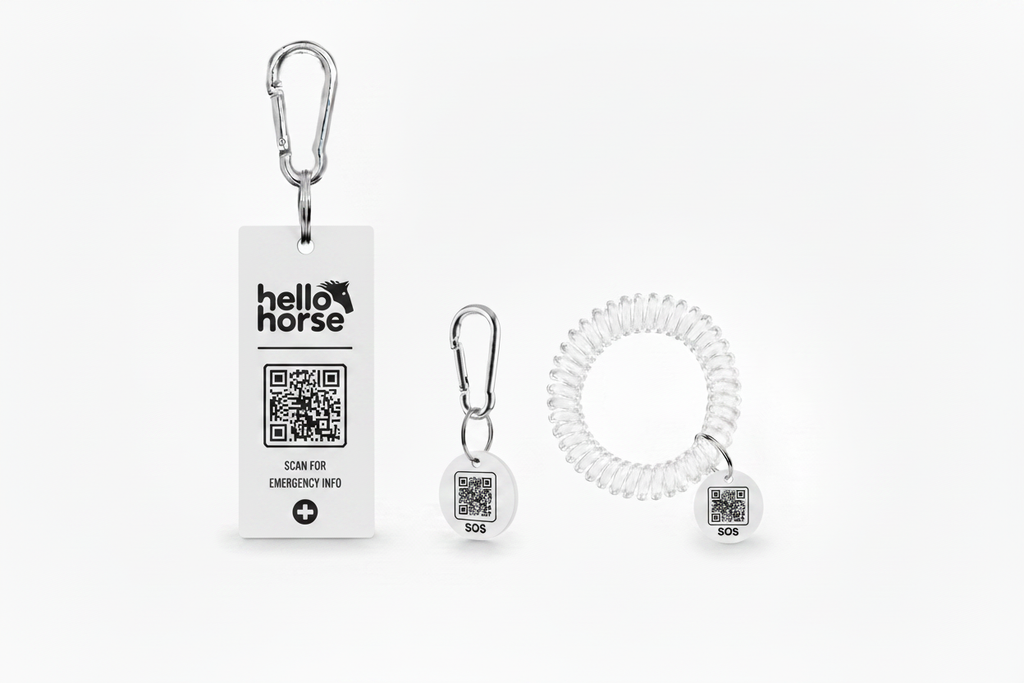 Hello Horse Emergency Set - White with Black Text