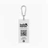 Hello Horse SOS Tag — White with Black