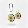 Matte Gold SOS Tags