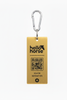 Matte Gold Tag with Silver Clip