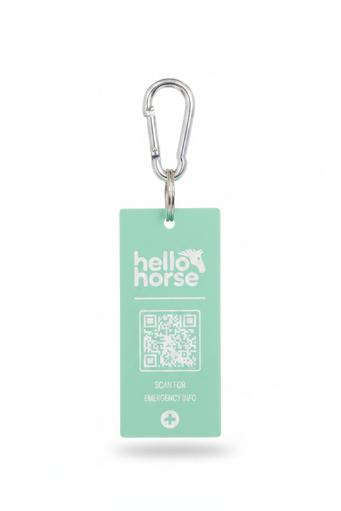 Mint Green SOS Tag