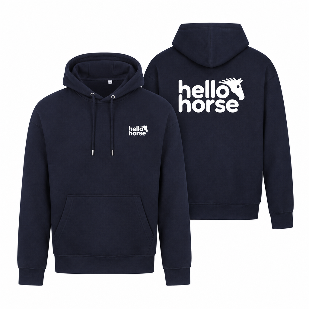 New French Navy front and back hoodies