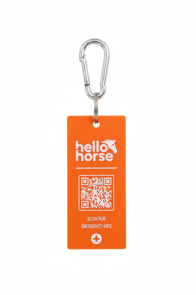 Orange SOS Tag