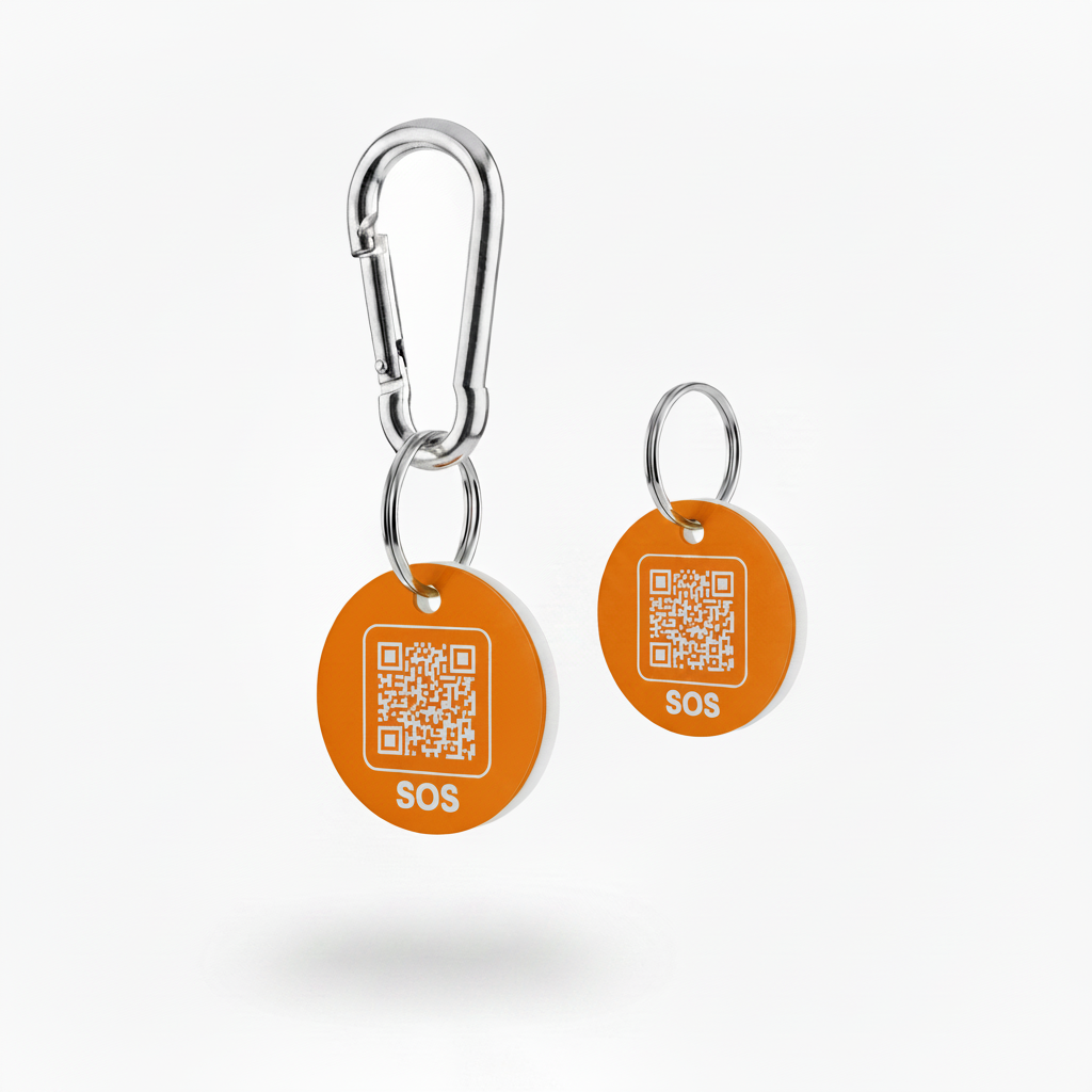 Orange SOS Tags