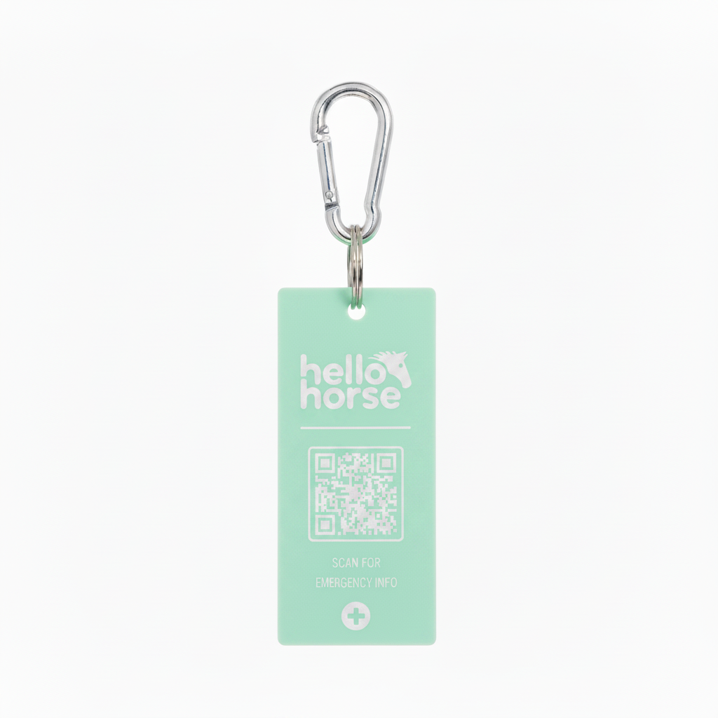 Peppermint SOS Tag — Square