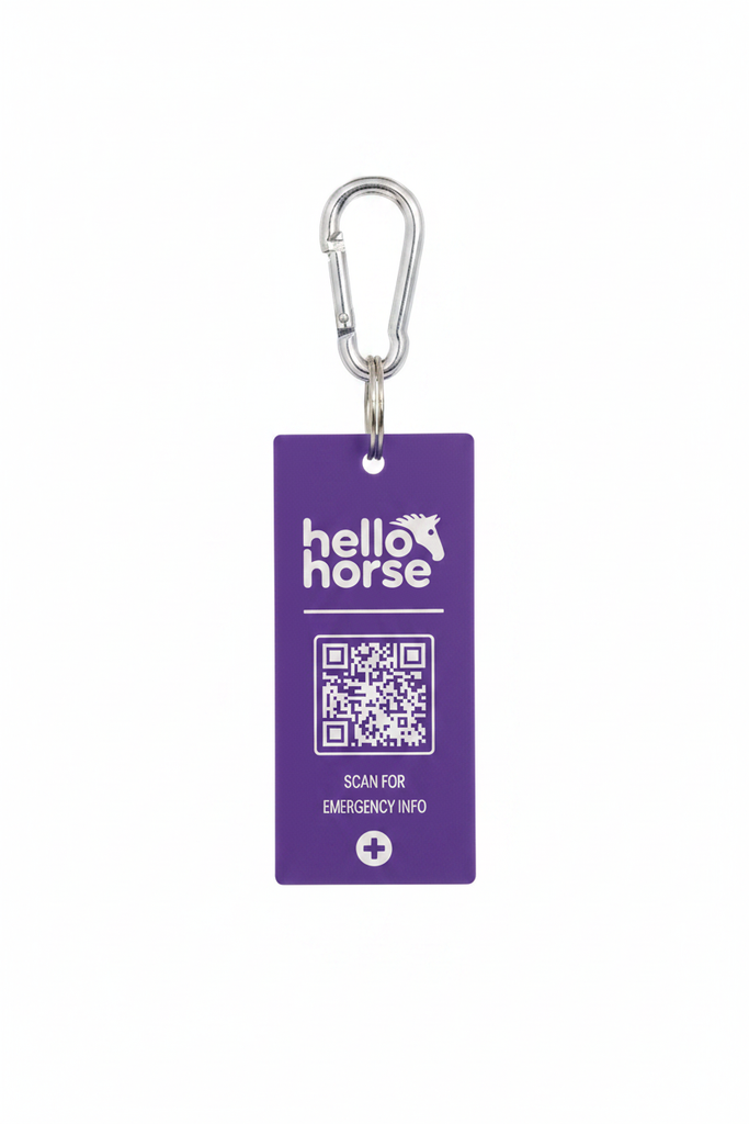Purple SOS Tag
