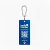 Sapphire Blue SOS Tag — Square