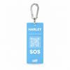 Sky blue stable plate