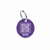 SOS bridle tag matched to the supplied purple swatch