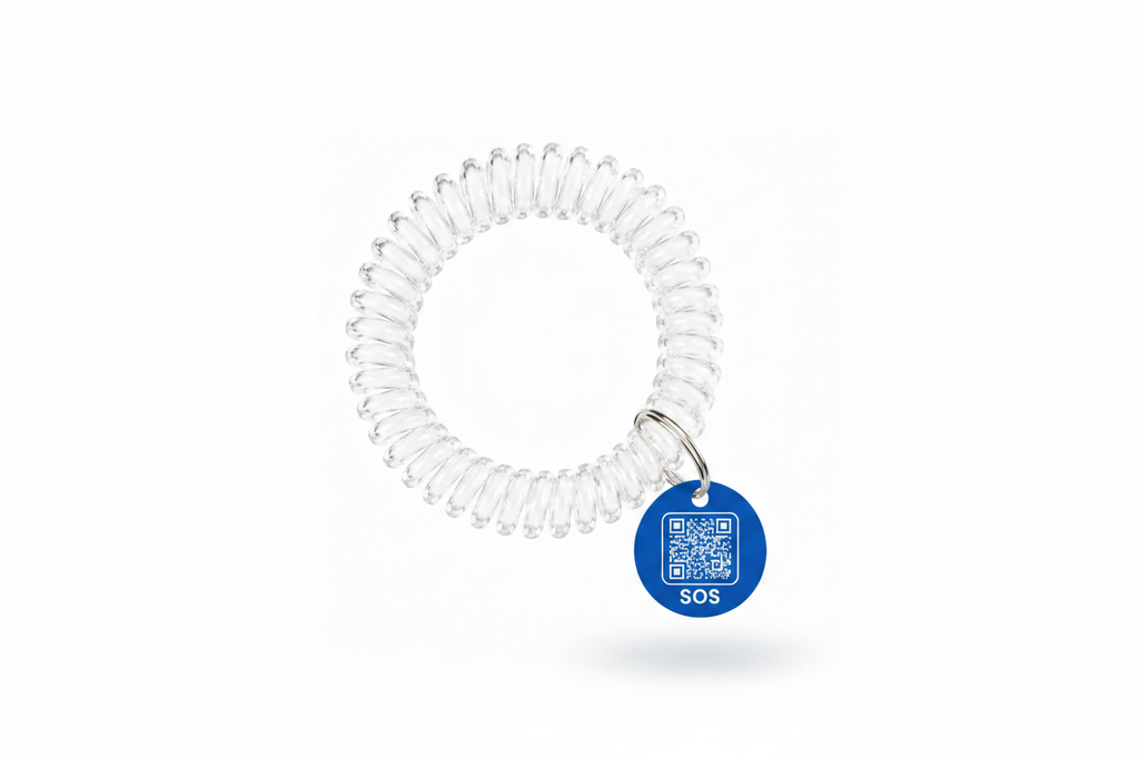 SOS Wrist Band – Sapphire Blue Variant