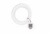 SOS Wrist Band – White with Black Text Variant