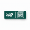 Teal Green Stable Plate – White Background