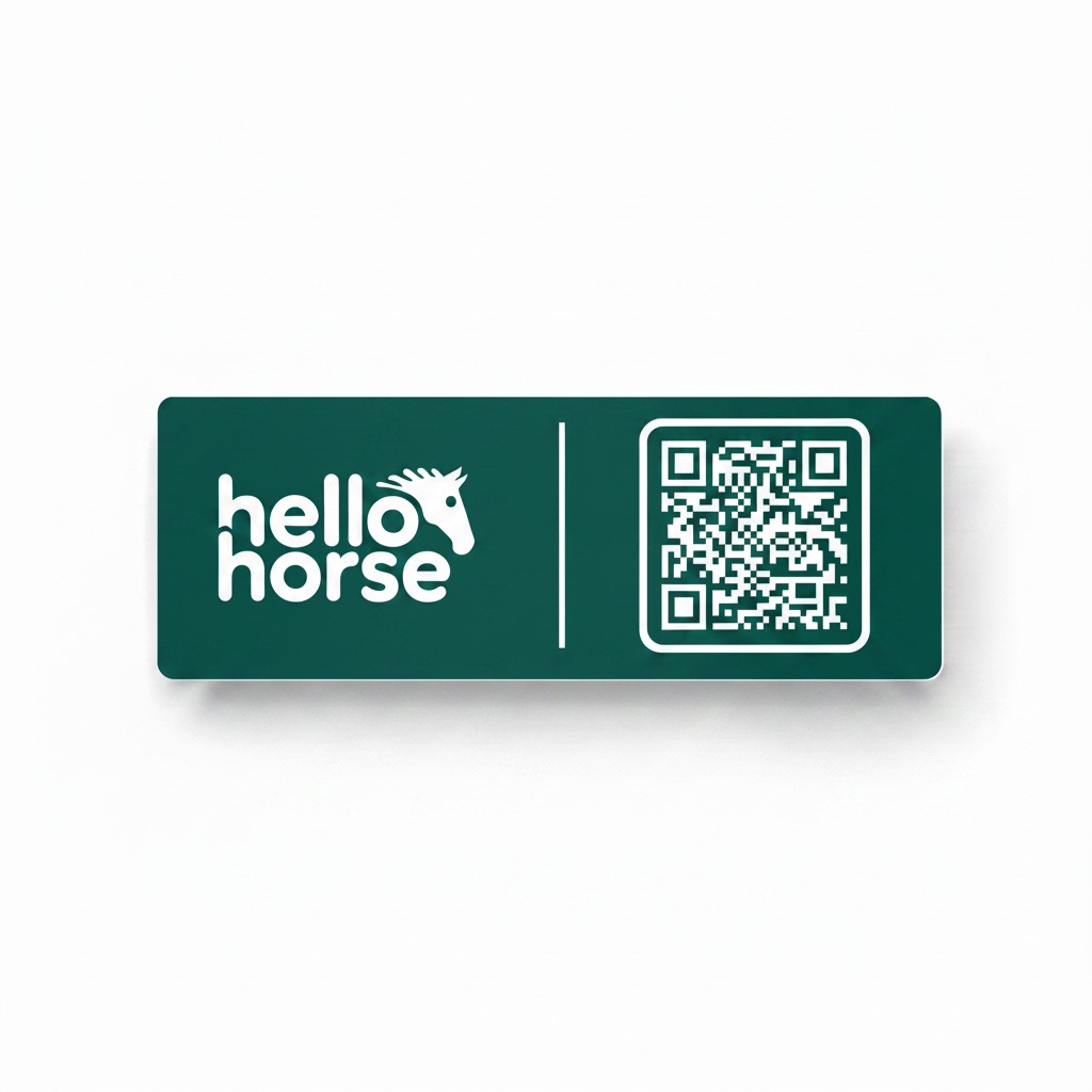 Teal Green Stable Plate – White Background