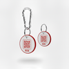 White SOS Tags — Red Text & Edge